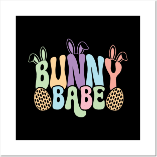 Easter Bunny Babe Posters and Art